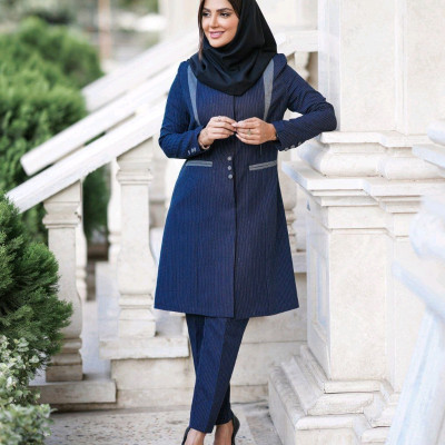 مانتو شلوار زنانه اداری مدل نفس