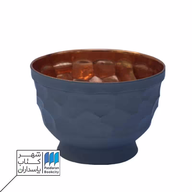 کاسه پایه دار چکشی مدرن طوسی سایز 2