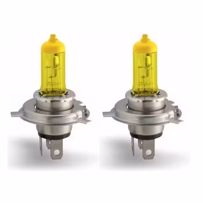 لامپ خودرو زرد  پایه H4 دوکنتاکت و پر نور مارک لیتچ