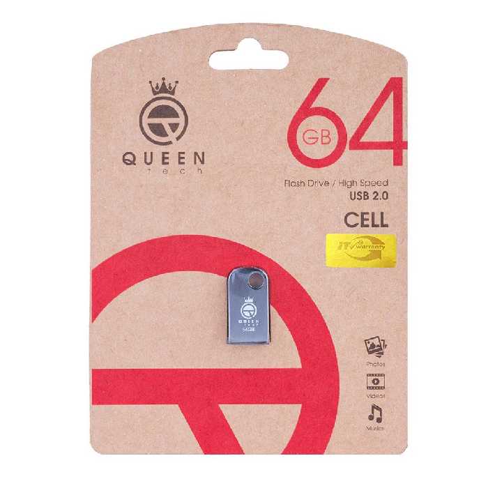 فلش مموری Queen Tech مدل USB2 CELL حافظه 64GB