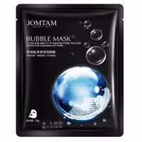 ماسک ورقه ای حبابی جومتام نمک دریایی سیاه تمیز کننده منافذ پوست JOMTAM
