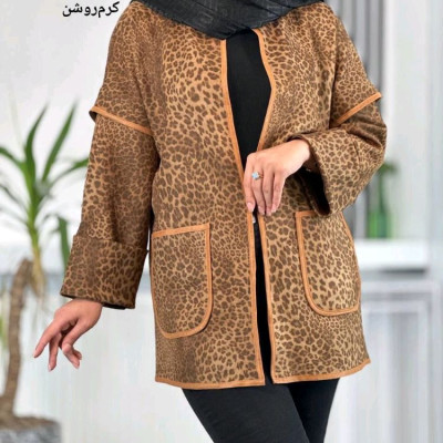 مانتو کتی زنانه سوییت مدل پلنگی