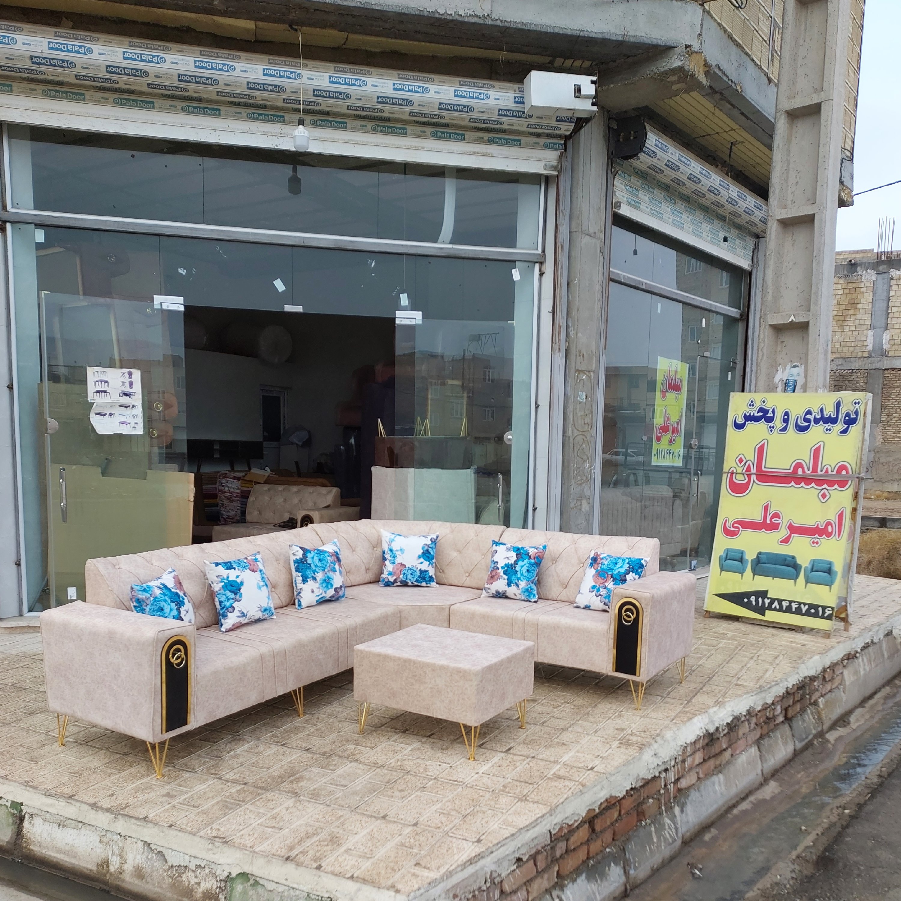مبل ال چستر 6نفره تنوع طرح و رنگ ارسال به پای مشتری