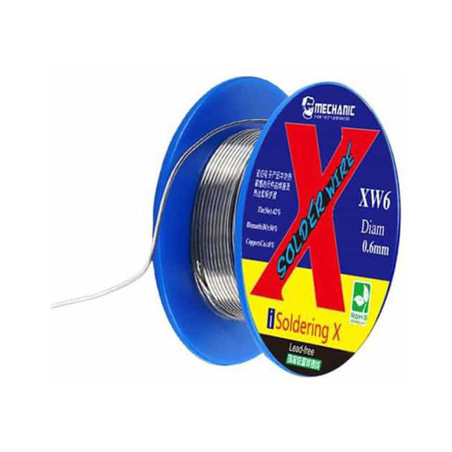 سیم لحیم بدون سرب مکانیک Xw6 0.6mm