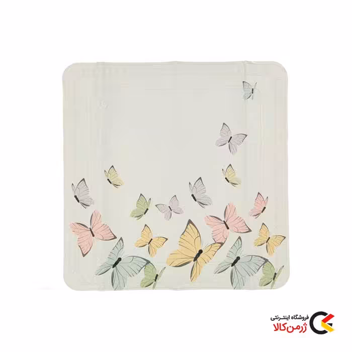 کفپوش ضد لغزش وان حمام 55x55 butterflies طرح پروانه