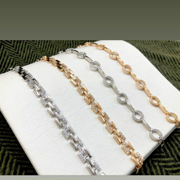 دستبند جواهری طرح طلا استیل زنانه دخترانه