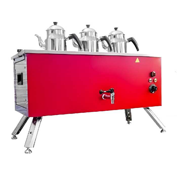 چایساز صنعتی طرح تلوزیونی 3 قوری سلطان