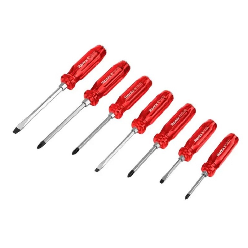 ست 7 عددی پیچ گوشتی ضربه خور رونیکس کد RH-2906