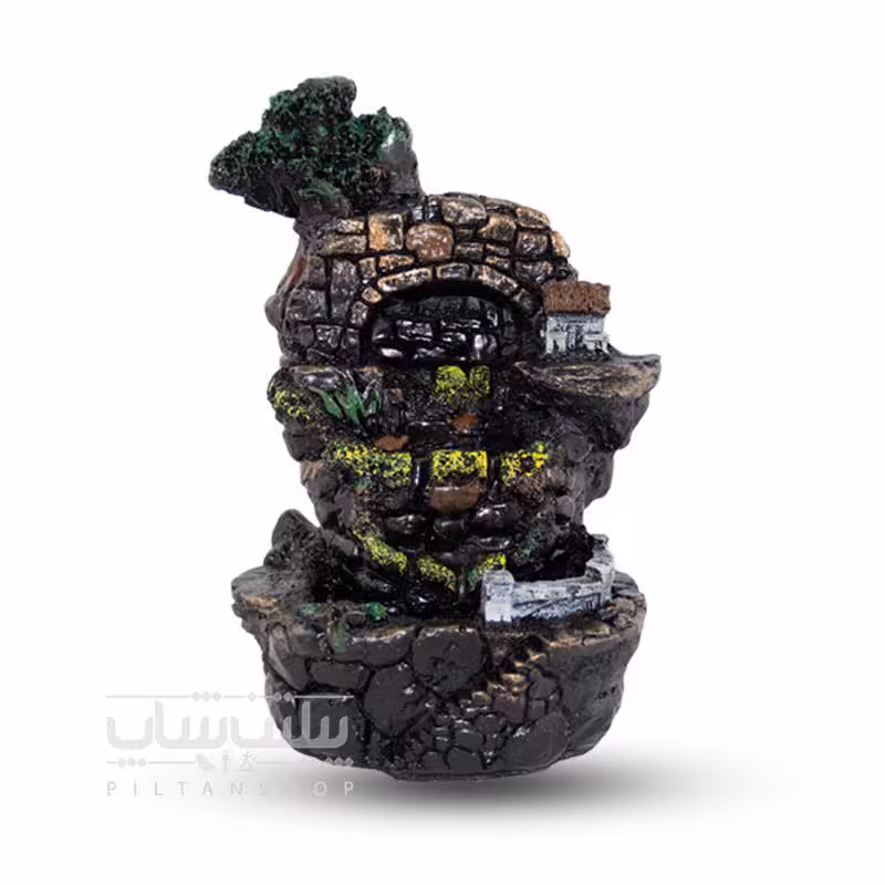 جاعودی آبشاری صخره و لاک پشت