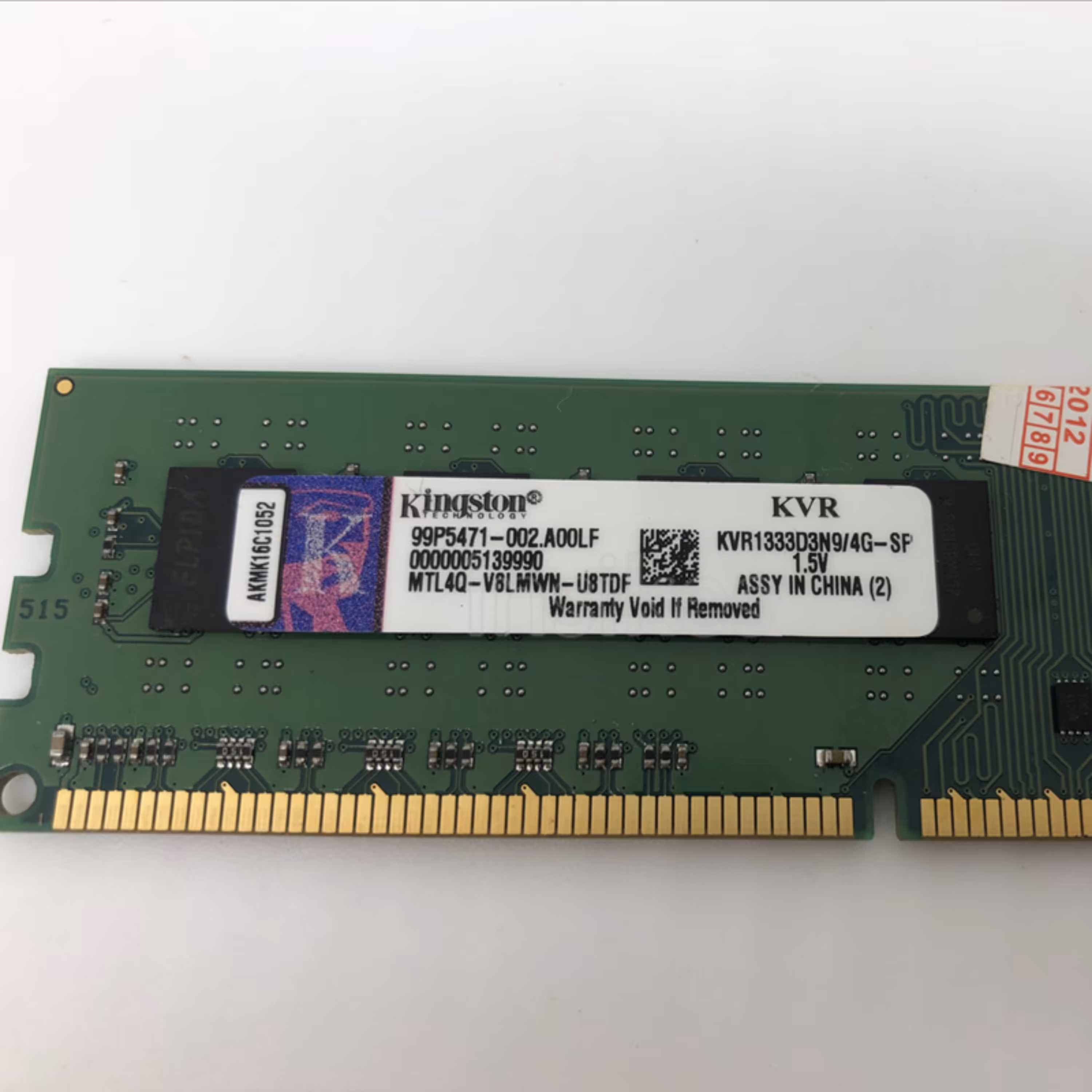 رم 4گیگابایت DDR3 مارک Kingston مدل KVR1333D3N9 4G