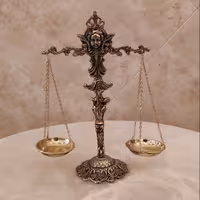 ترازو عدالت برنزی مدل رخ کد 2040