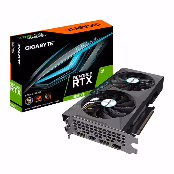 کارت گرافیک گیگابایت GeForce RTX 3060 Ti EAGLE OC 8G