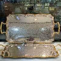 سینی استیل 2 سایز وارداتی