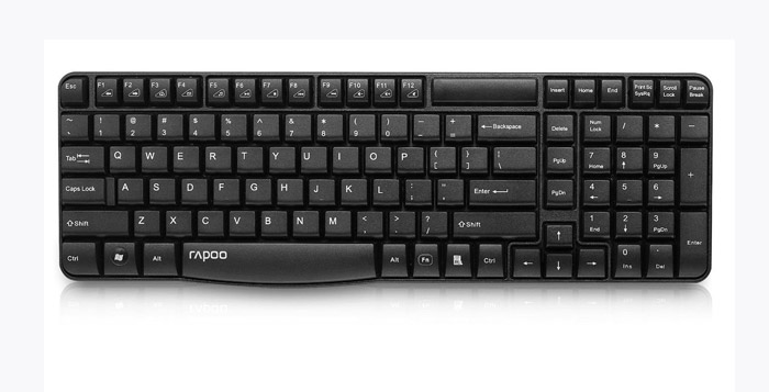 کیبورد وایرلس رپو مدل E1050Rapoo E1050 Wireless Keyboard