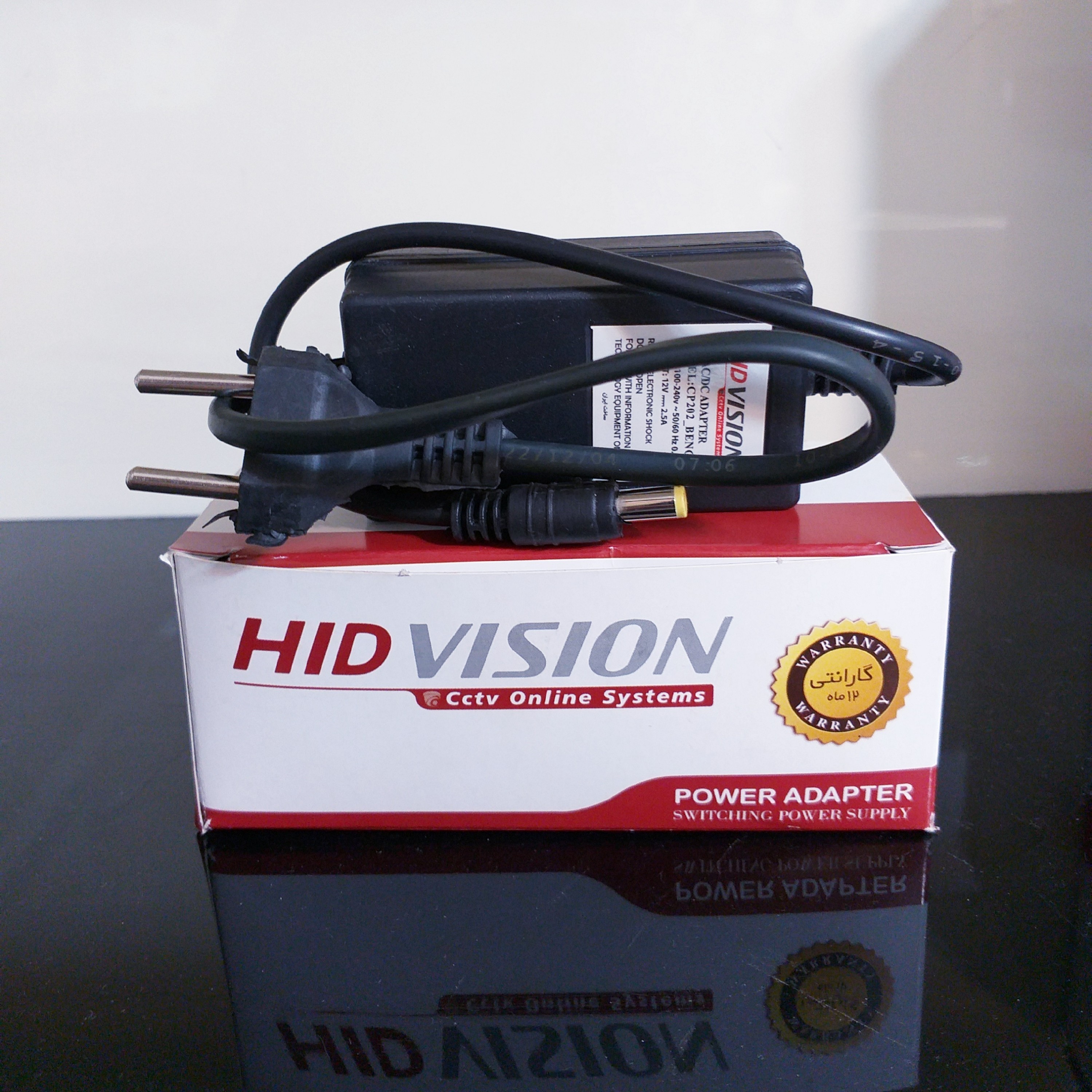 آداپتور 12 ولت 2.5 آمپر