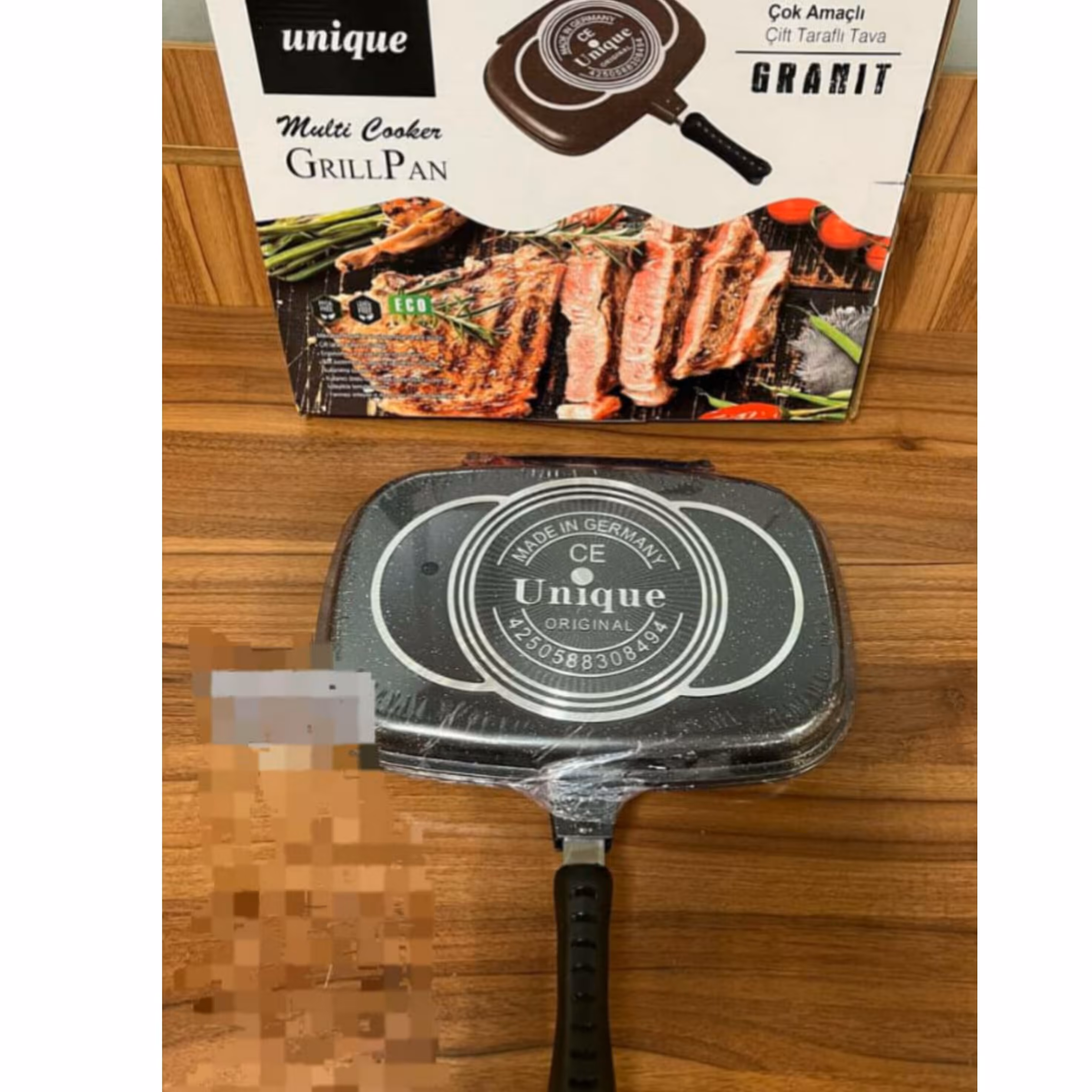تابه رژیمی گرانیتی  سایز 36  برند یونیک 
حک شده made in Germany
Unique original 
بسیار با کیفیت درجه یک 