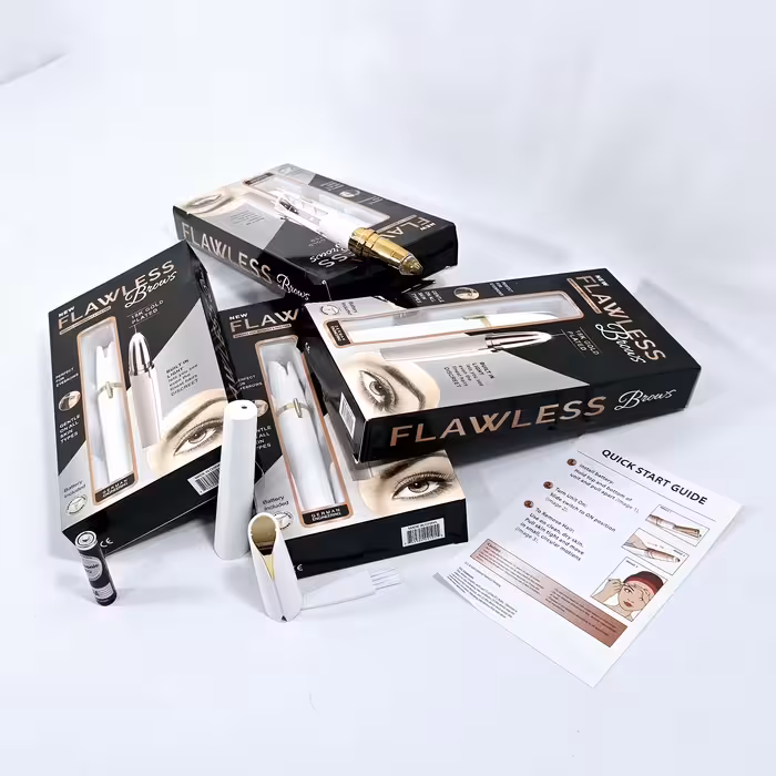 موزن ابرو باتری خور  با چراغ اصلاح در سر موزن فلو لس 