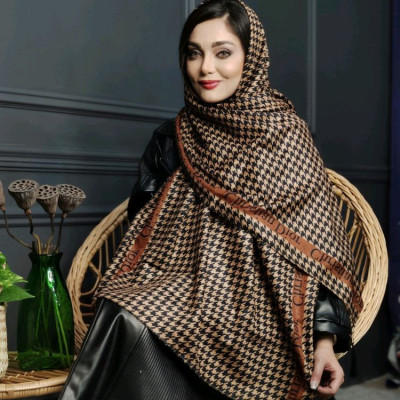 شال مخمل پاییزه طرح پیچازی
