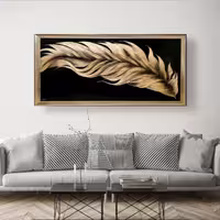 تابلو نقاشی مدرن پر برجسته ورقطلا ابعاد 60در 120