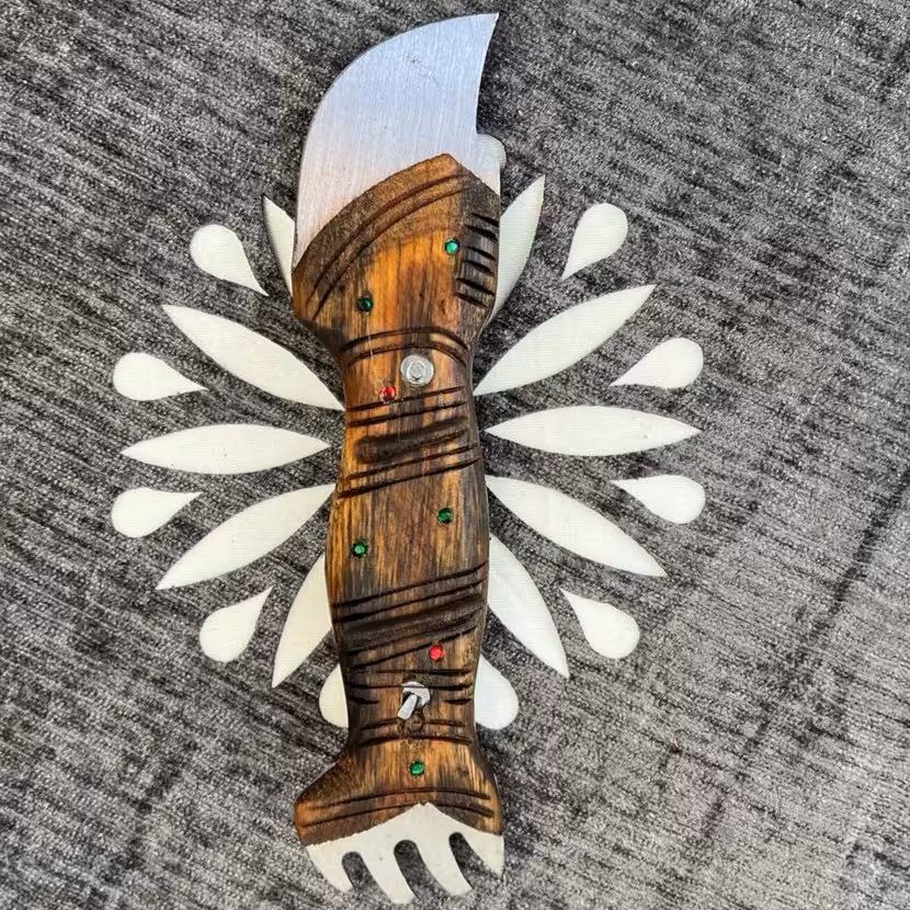 چاقوی پوست کنی یک طرفه تاج دار