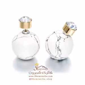 گوشواره سنگ سفید EAR502G0