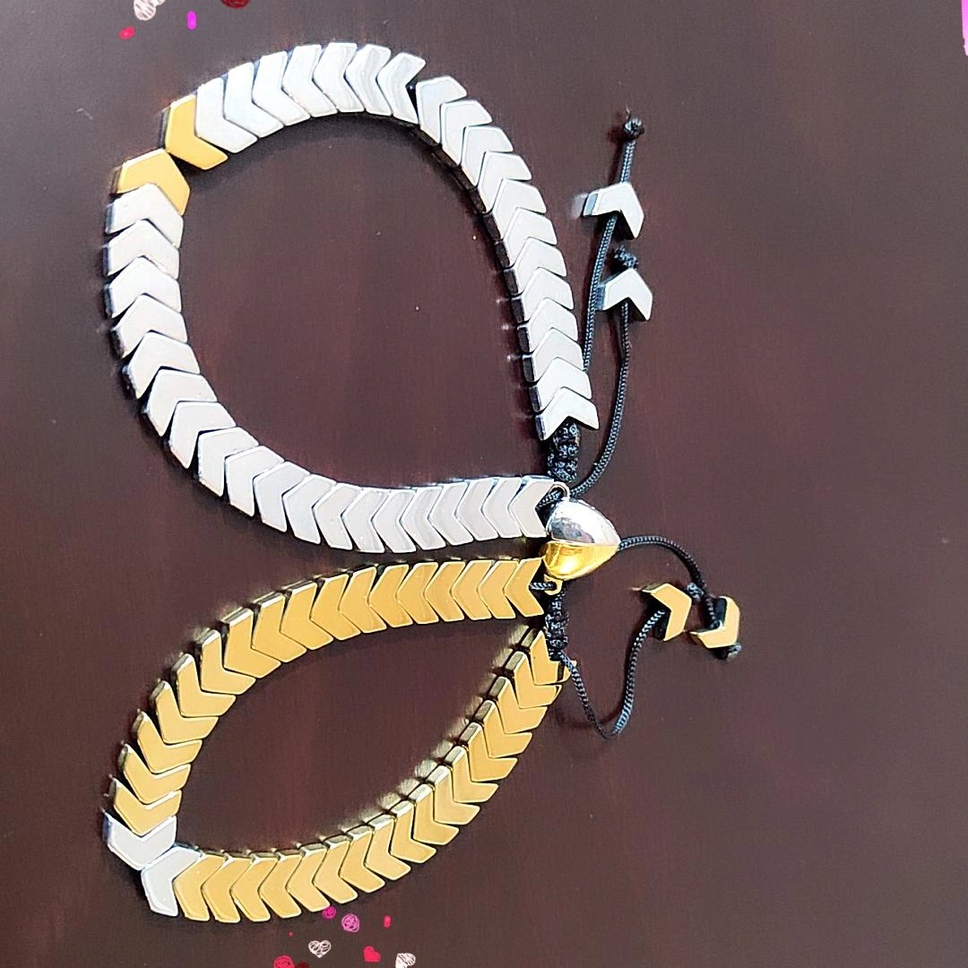 ست دستبندمردانه وزنانه حدید