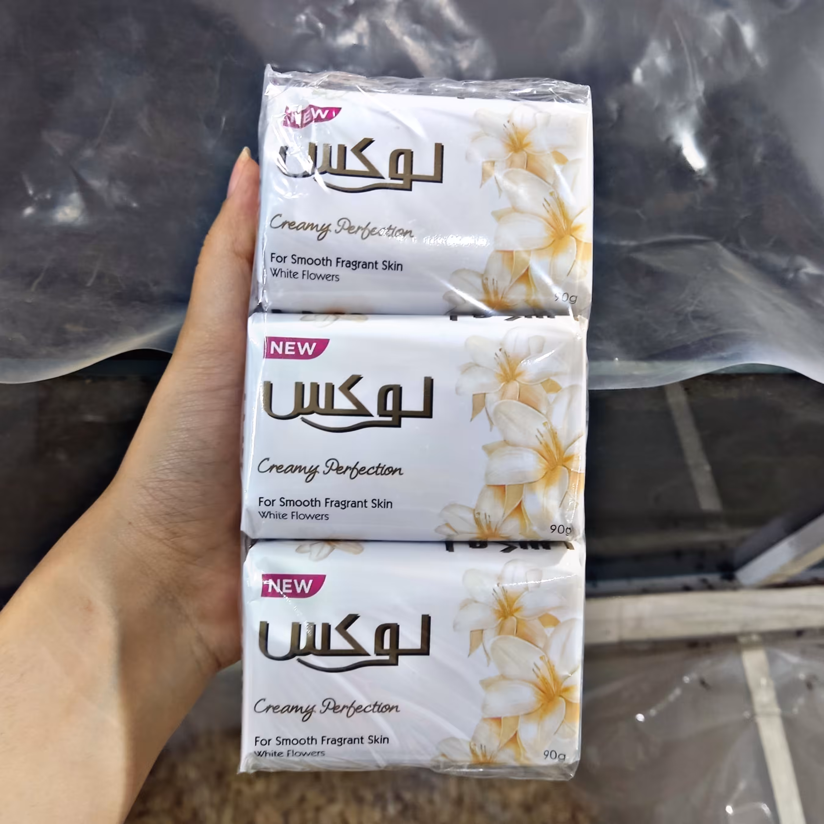 صابون لوکس سفید اصلی 90 گرم 6 عددی 