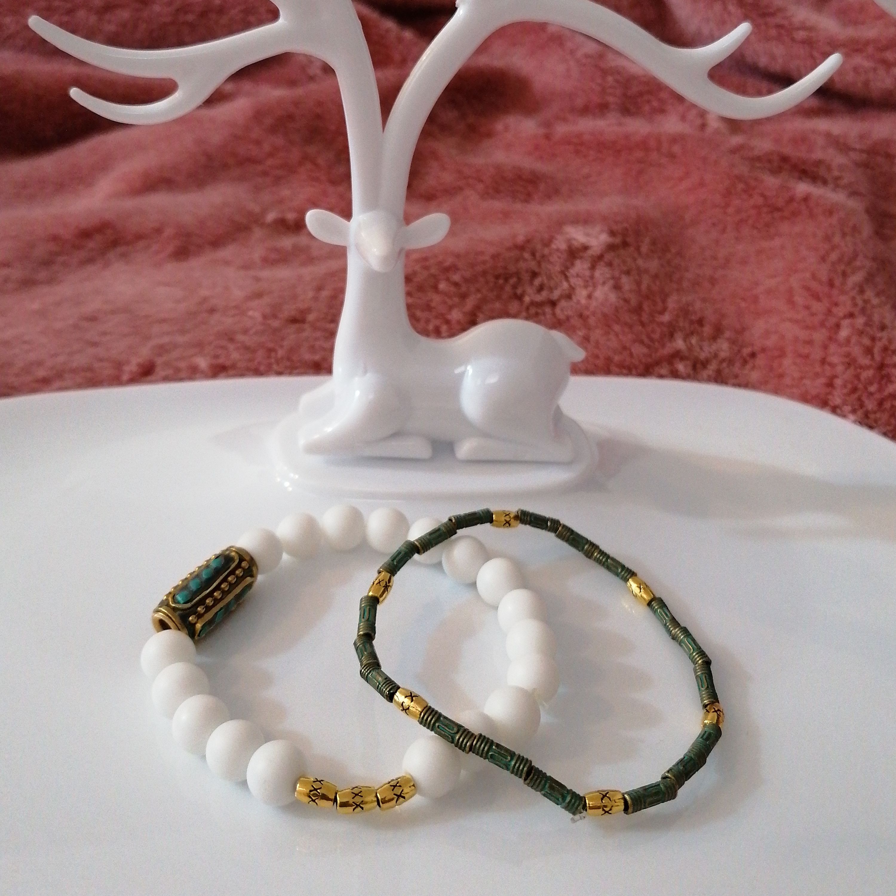 دستبند اونیکس با خرجی کار تبتی