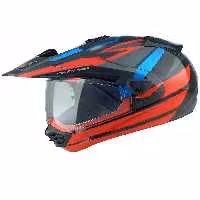 کلاه کاسکت موتورسیکلت چند رنگ تور X5 Honda Blue Closed آرای Arai