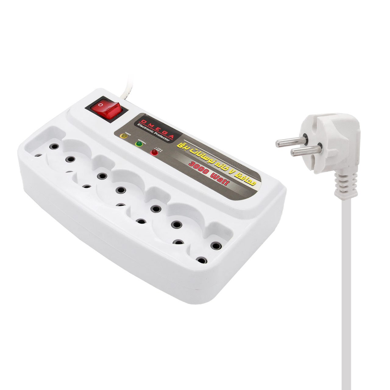 محافظ برق امگا OMEGA هفت خانه  1.5 متر ی