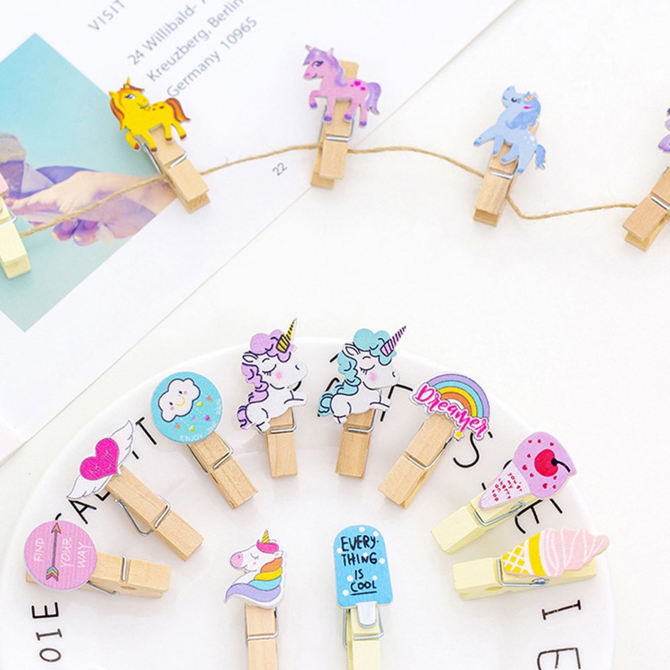 گیره چوبی همراه با نخ کنفی