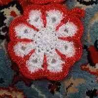 اسکاج کاموایی طرح گل دو رنگ