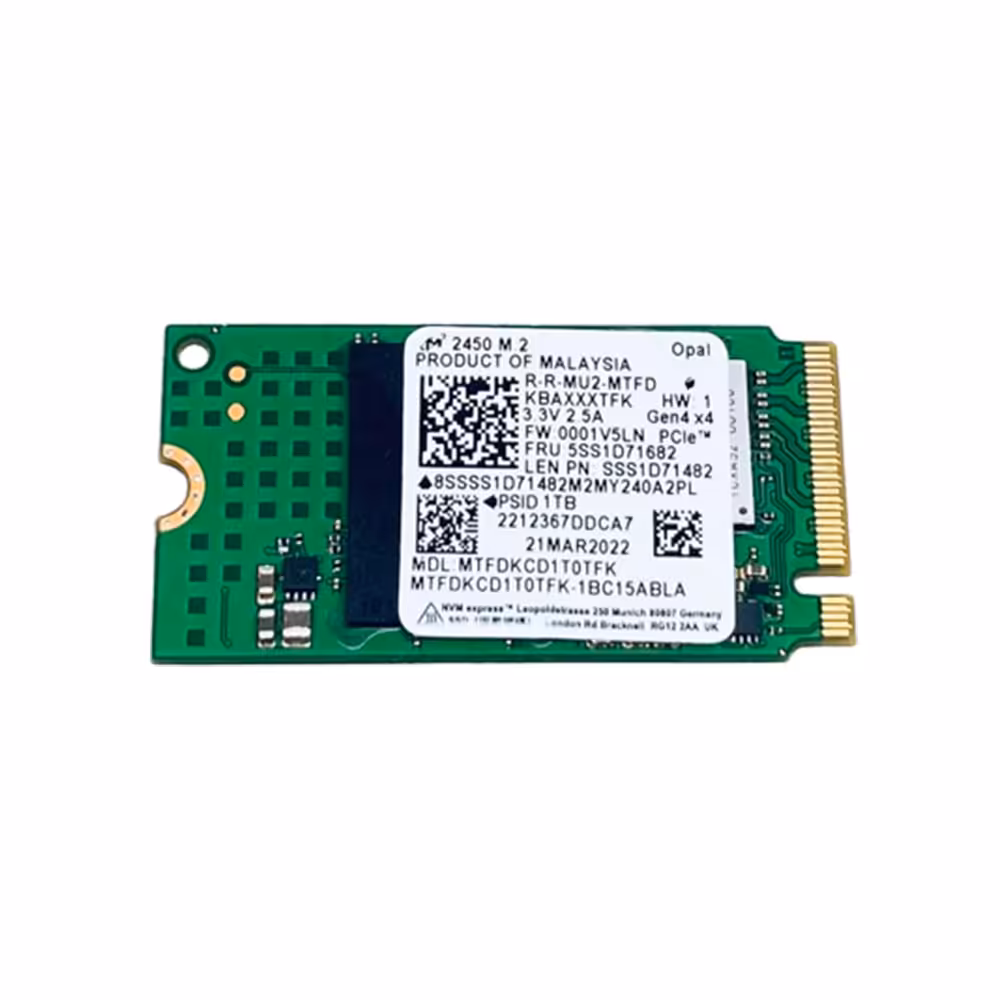 حافظه SSD اینترنال 256 گیگابایت Micron 2450 M.2
