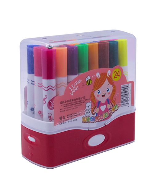 ماژیک نقاشی  طلقی 24 رنگ دکمه یی