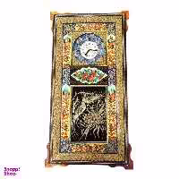 قاب خاتم لوح هنر مدل ساعت طرح قلمزنی کد 1105