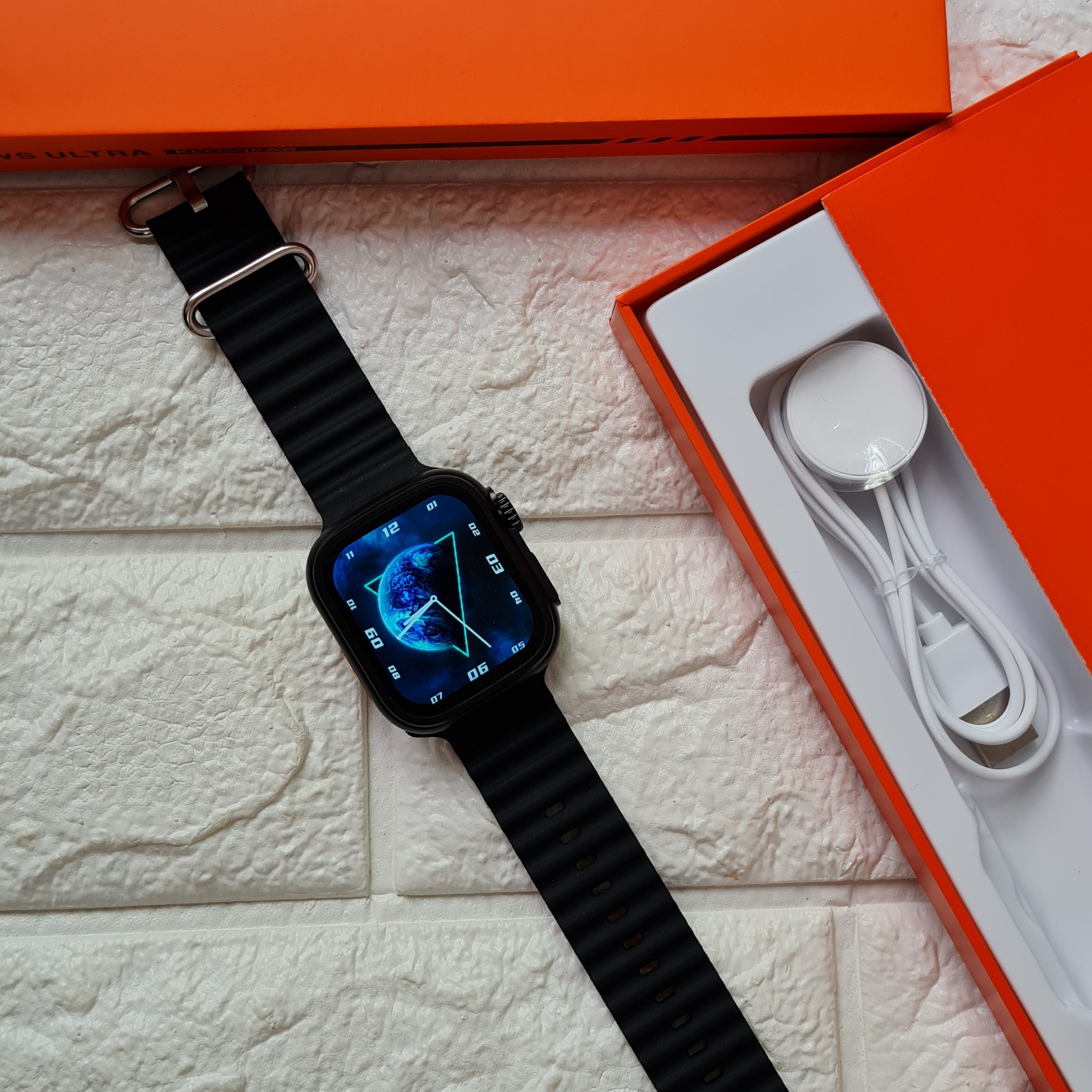 ساعت هوشمند اولترا سری 8 اپلواچ ultra با 18 ماه گارانتی و شارژر وایرلس و ارسال رایگان  smart watch ws ultra