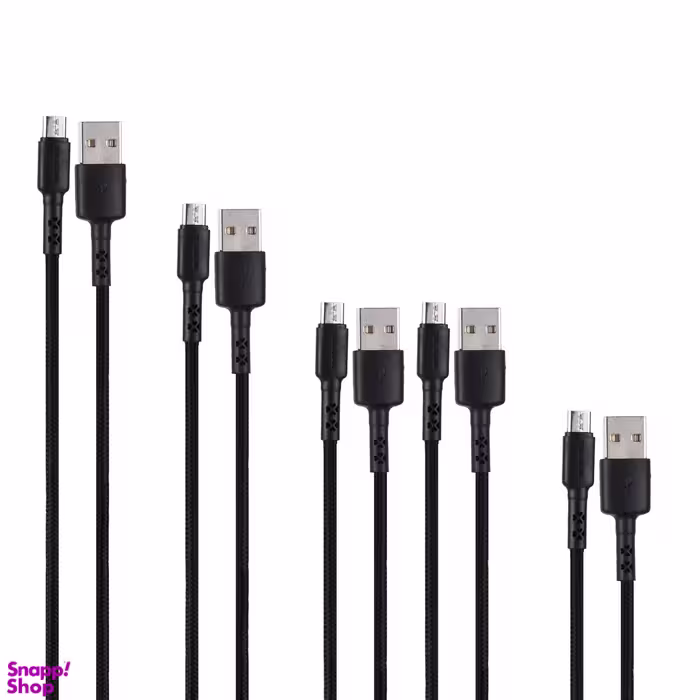 کابل تبدیل USB به Micro USB کلومن مدل Kd-30 مجموعه 5 عددی