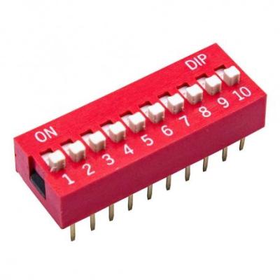 مجموعه 12 عددی دیپ سوئیچ 10 تایی DIP
