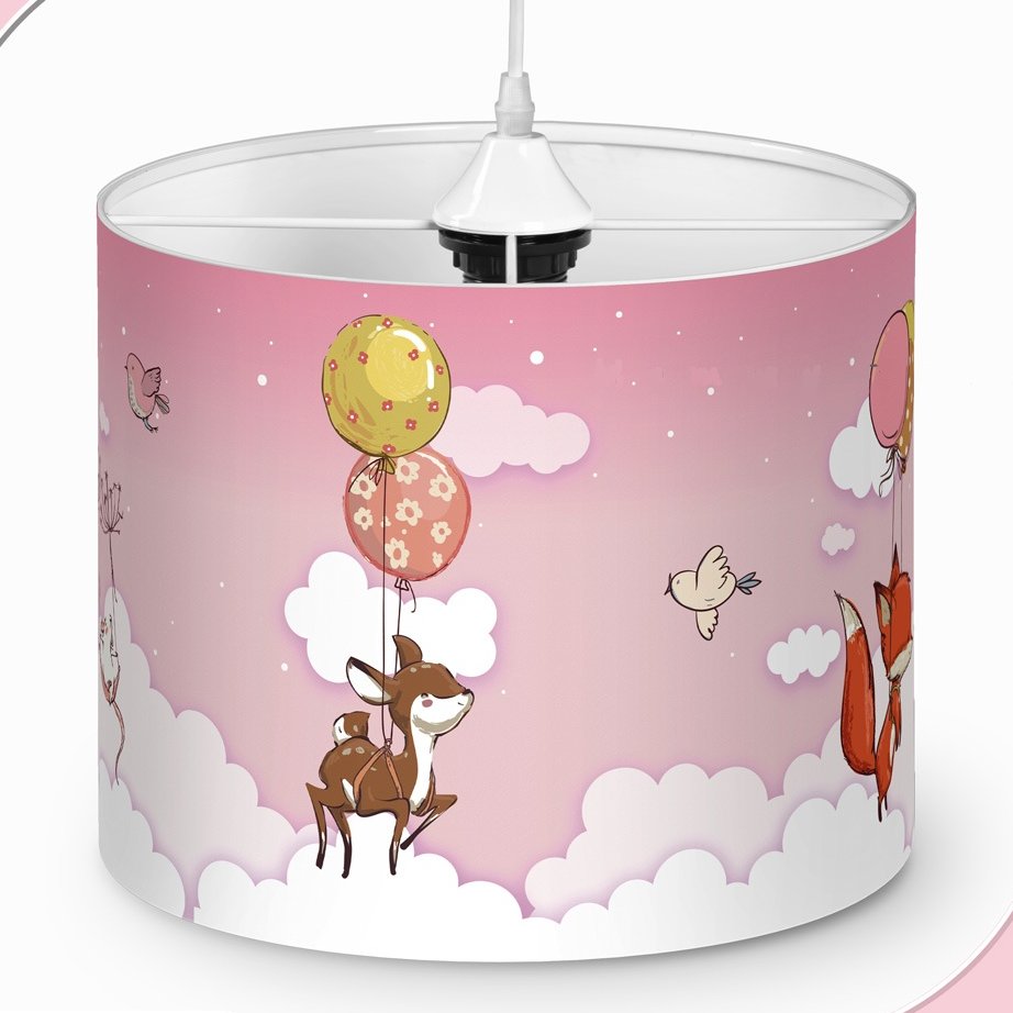 لوستر اتاق کودک طرح فیل و بادکنک کد 7018