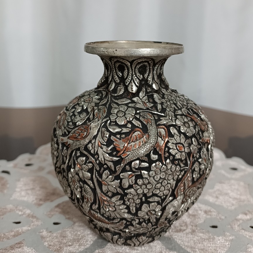 گلدان خمره ای مسی