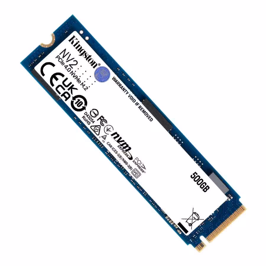 قیمت و خرید اس اس دی 500 گیگابایت کینگستون مدل NV2 PCIe 4.0 NVMe M2 2280 | یاس ارتباط
