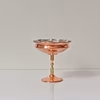 بستنی خوری تک نفره مسی سایز بزرگ نانو شده