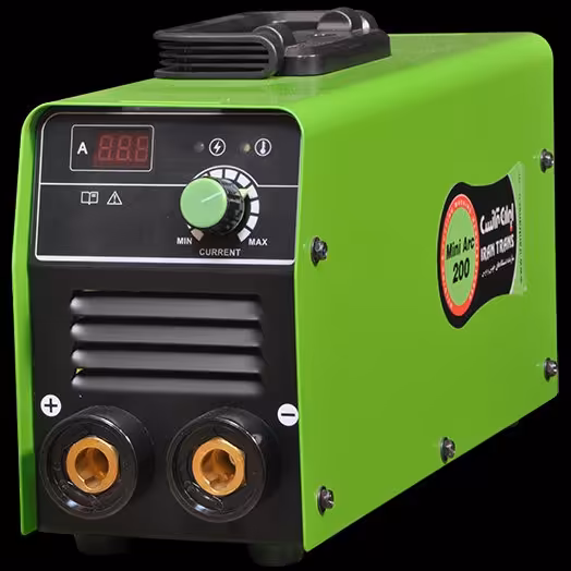 دستگاه جوش MiniArc200 ایران ترانس همراه با انبر جوش-اتصال-ماسک جوشکاری-کیف حمل