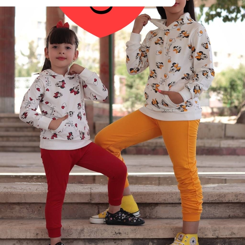 هودی شلوار میکی اعلا دخترانه