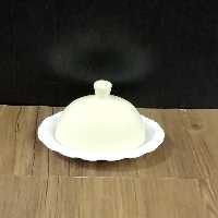 کره خوری در دار سرامیک با کیفیتی عالی رنگ در زرد و سینی زیر سفید