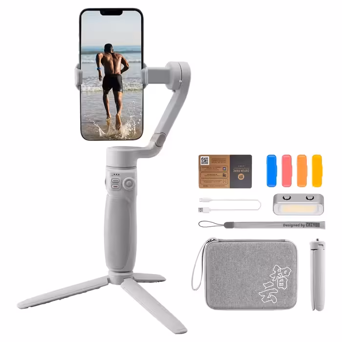 گیمبال موبایلی ژیون Zhiyun Smooth-Q4 کیت کومبو