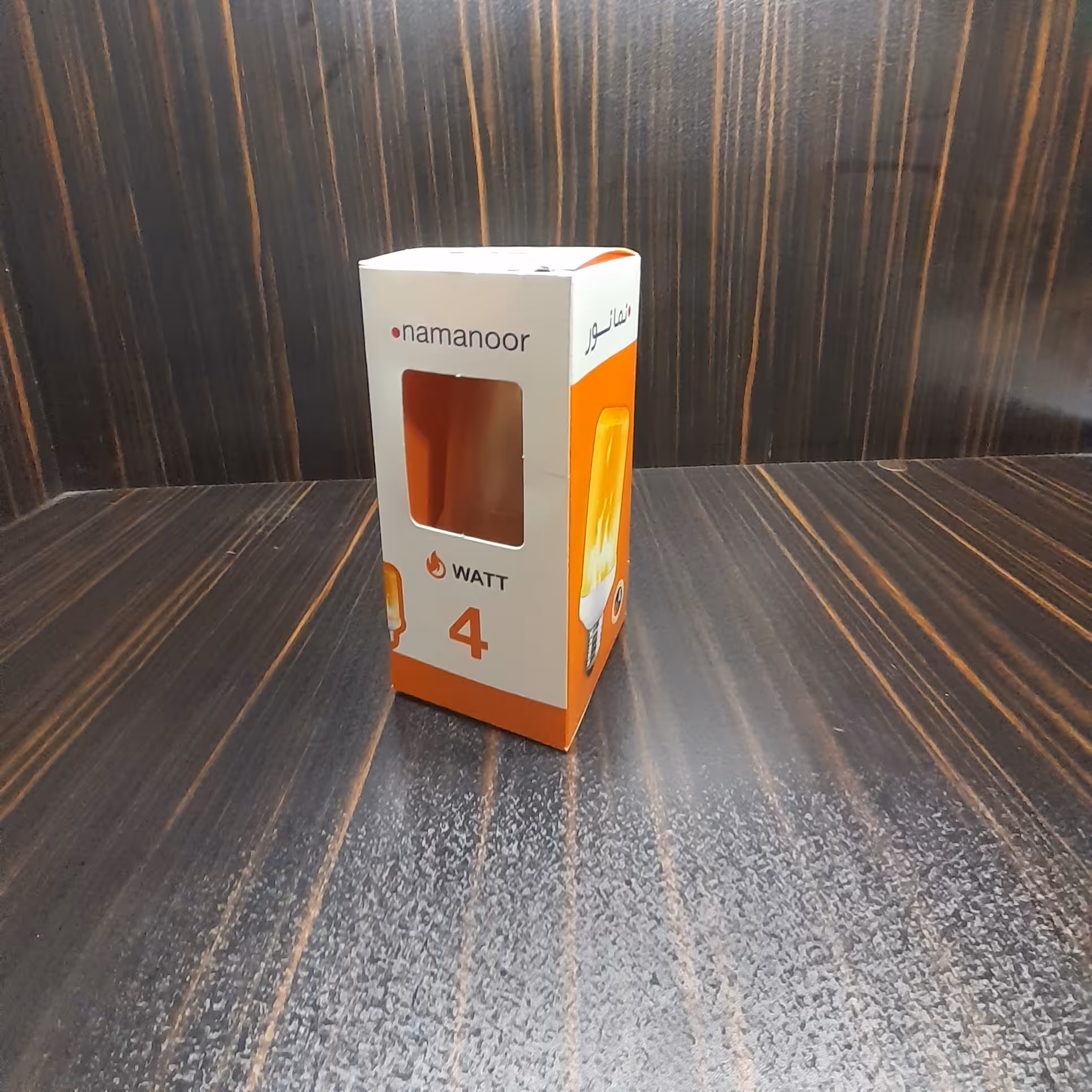 لامپ 4وات دکوراتیو شعله ای (طرح اتش) نمانور  بسته 1 عددی 