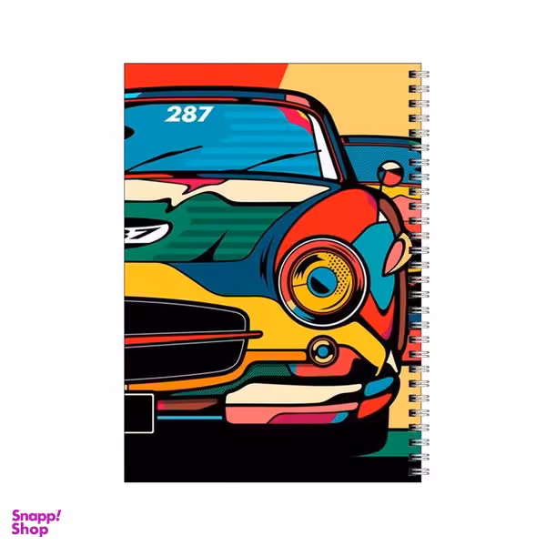 دفتر مشق 80 برگ بامبیلیپ طرح ماشین  287 کد 6732120
