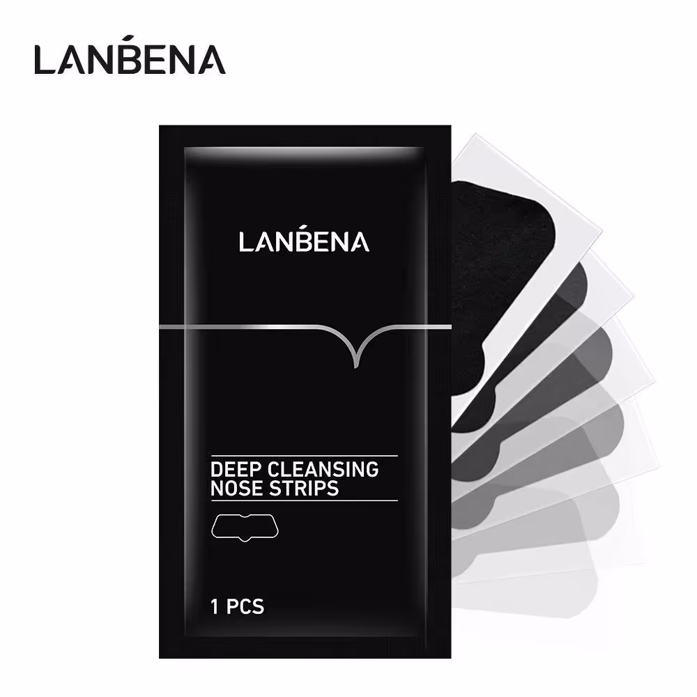 ماسک ورقه ای بینی پاک کننده عمیق لانبنا
Lanbena deep cleansing nose strips
