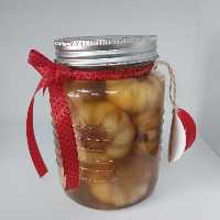 سیر ترشی شیشه ای یک ساله.ترد